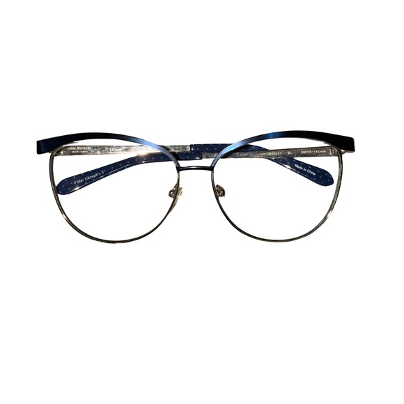 Isaac Mizrahi Blue & Silver Sunglasses main image 4